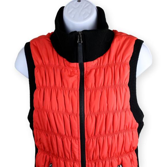 Calvin Klein Performance Red Quilted Puffer Vest Size L - Picture 2 of 11